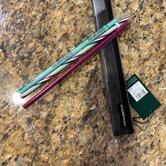 Starbucks Reusable Straw Set with Cleaning Brush - Picture 5 of 9